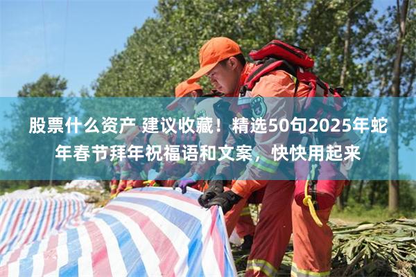 股票什么资产 建议收藏！精选50句2025年蛇年春节拜年祝福语和文案，快快用起来